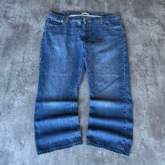 Vintage Y2K L.L. Bean Baggy Skater Essential Denim Jeans - Picture 2 of 4